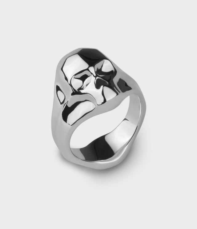 Carved Skull Ring by Stephen Einhorn